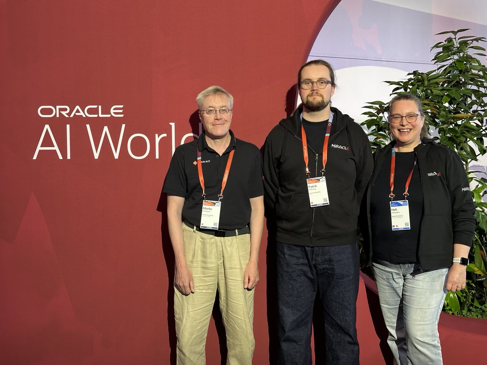 Oracle AIworld 2025 in Las Vegas – Miracle Finland Oy